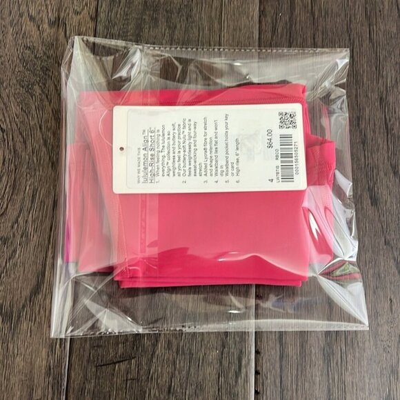 Lululemon Align High-Rise Short 6" Raspberry Coulis NWT - Picture 7 of 7